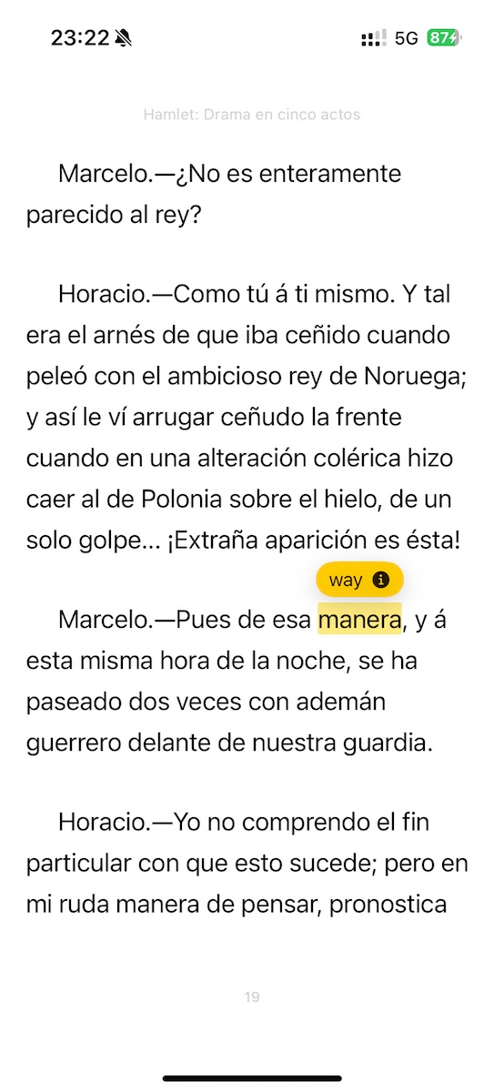 Reading with Translation